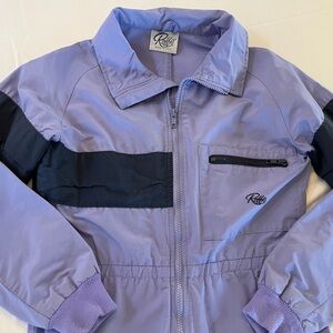 Roffe Vintage Jumpsuit in Lavendar and Navy